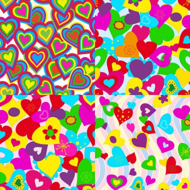 Kalpli, pürüzsüz arka planlar..