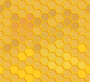 Bal petekleri ile kusursuz yatay soyut arkaplan.