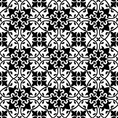 Portekiz tarzında pürüzsüz fayanslar. Hollanda, Portekiz, İspanyol ve İtalyan tarzında arka ve beyaz mozaik arka plan.