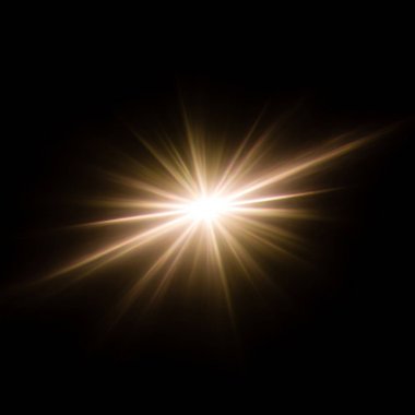 Soyut resim aydınlatma.