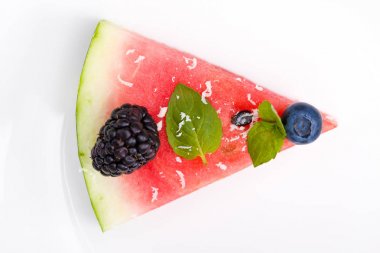 Karpuz pizza dilimleri.