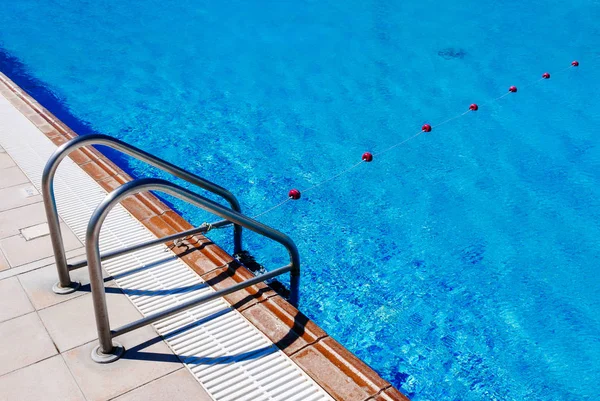 Hotel swimming pool.