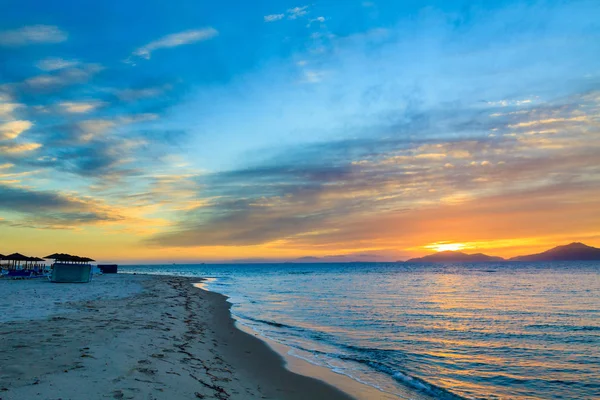 Panorama de belo pôr do sol . — Fotografia de Stock