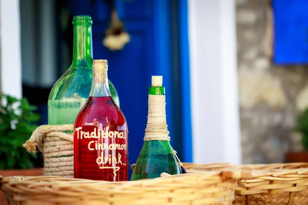 Kanelada - traditional greek cinnamon syrup — Stock Photo, Image