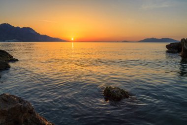 Güzel gün doğumu manzarası