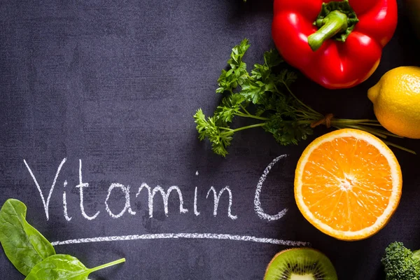 Lebensmittel reich an Vitamin C — Stockfoto