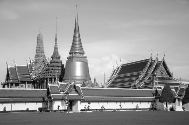 Wat Phra Kaew, Zümrüt Buddha Tapınağı, Bangkok, Tayland -