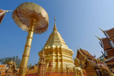 WAT phrathat DOI suthep Tapınağı chiang Mai, Tayland.