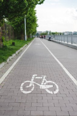 Parktaki Bisiklet Yolu.