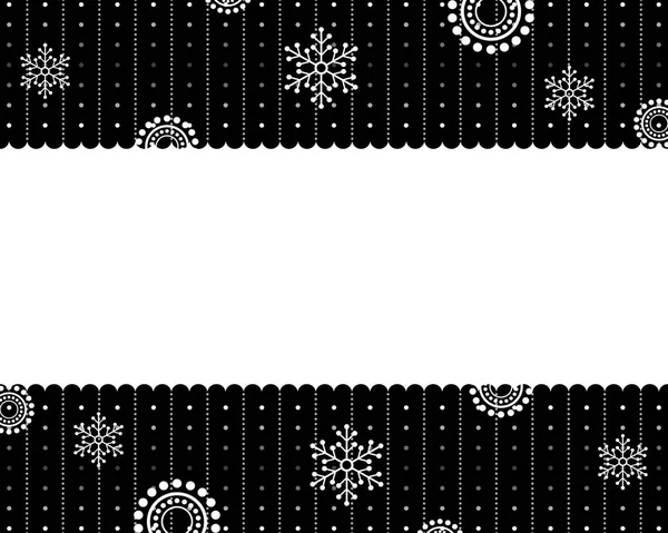 Patrón de invierno. invierno fondo blanco y negro Vector de stock