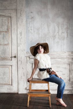 güzel genç fotoğrafçı 