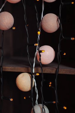 arka plan christmas lights ile