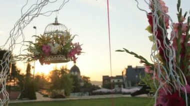 Düğün Çiçek kemer dekorasyon