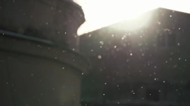 运动模糊的雪 — 图库视频影像