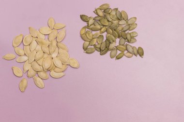 Balkabağı çekirdeği. Vegan protein kaynağı ve yağ asitleri. Sağlıklı gıda