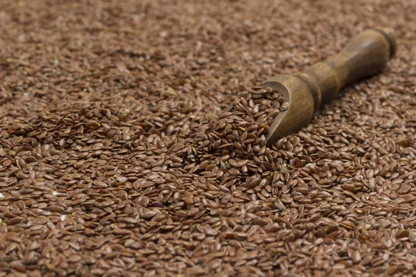 Vlaszaden bron van omega-3, vezels en plantaardige vetten — Stockfoto