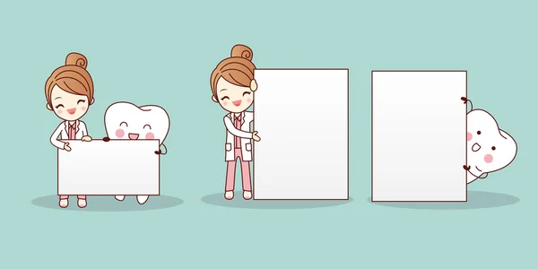 dişçi diş tutun billboard ile