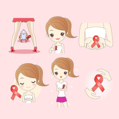 çizgi film kadın AIDS önleme