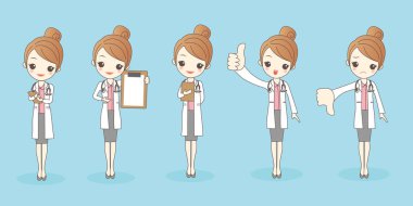 Çizgi film kadın doktor