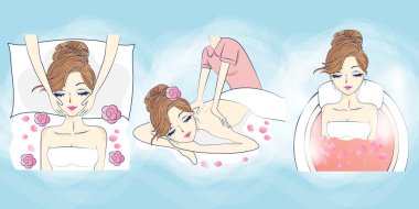 çizgi film kadın ne spa