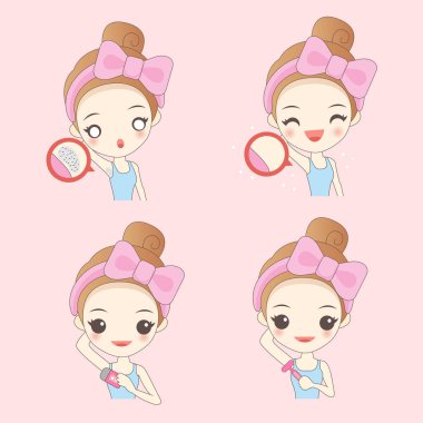 koltukaltı sorunu olan kadın 