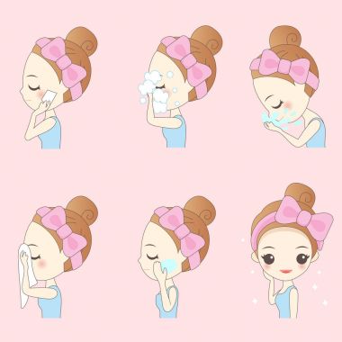 Çizgi film kadın makyaj