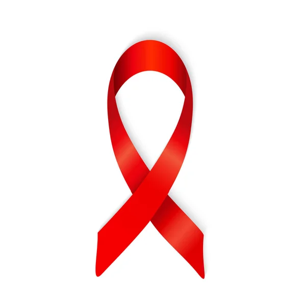 AIDS awareness ribbon vector — Stock Vector