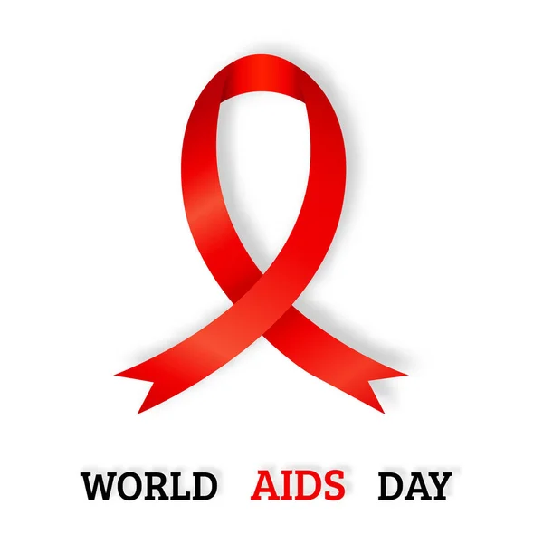 Día Mundial del SIDA vector concepto — Archivo Imágenes Vectoriales