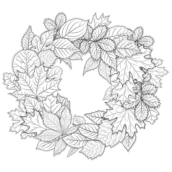 Yaprak sayfa vektör boyama için ayarla