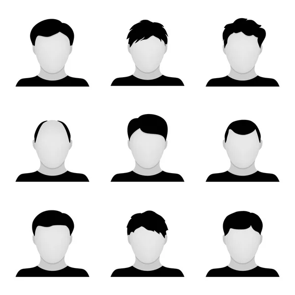 Ensemble vectoriel d'icônes de personnes — Image vectorielle