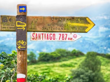 Camino de Santiago işaretleri