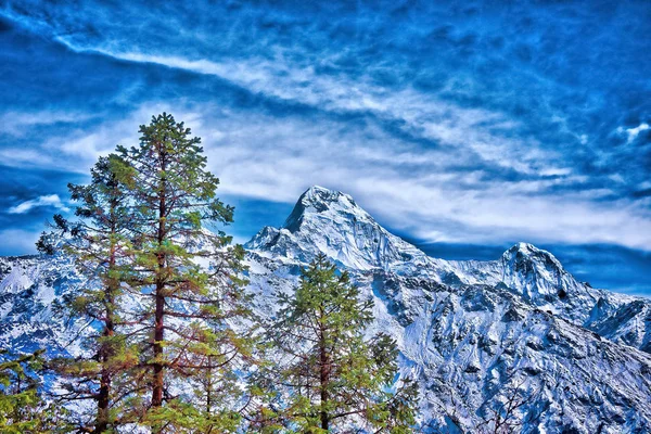 Himalaya montagnes, Népal — Photo