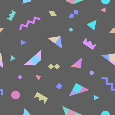 Soyut geometrik desen. Sorunsuz retro tarzı yinelenen arka plan.