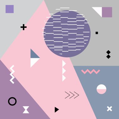 Vektör soyut geometrik arka plan. Modern ve şık soyut tasarım poster, kapak, tasarımınız için kart design.illustration.