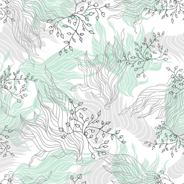 Niedlich schöne abstrakte nahtlose Muster. Textur, Textil, Hintergrund. Vektorillustration — Stockvektor