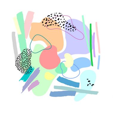 Vektör arka sanatsal plan. Modern ve şık soyut tasarım poster, kapak, tasarımınız için kart design.illustration.