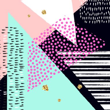 Vektör arka sanatsal plan. Modern ve şık soyut tasarım poster, kapak, tasarımınız için kart design.illustration.