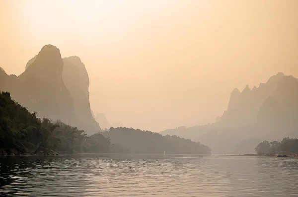 Táj Yangshuo Guilin, Kína — Stock Fotó