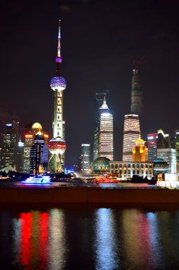 Stok görüntü Shanghai Skyline, Çin