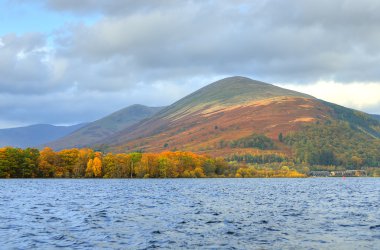 Loch Lomond, İskoçya'nın stok görüntü