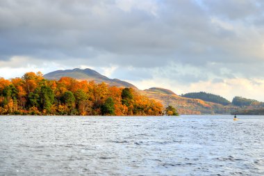 Loch Lomond, İskoçya'nın stok görüntü