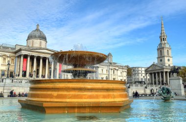 Trafalgar Square Londra İngiltere