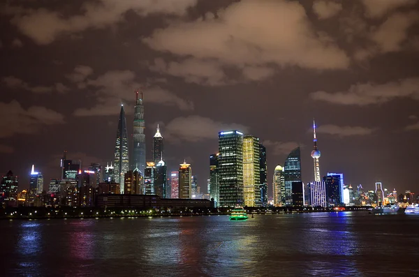Фондовий зображенням skyline Шанхай, Китай — стокове фото