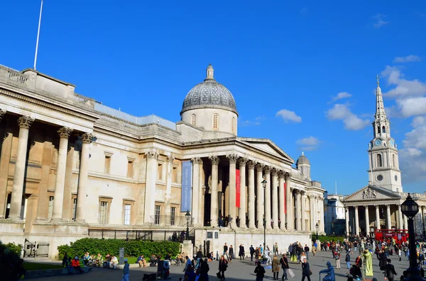 Trafalgar Square in Londen Verenigd Koninkrijk — Stockfoto