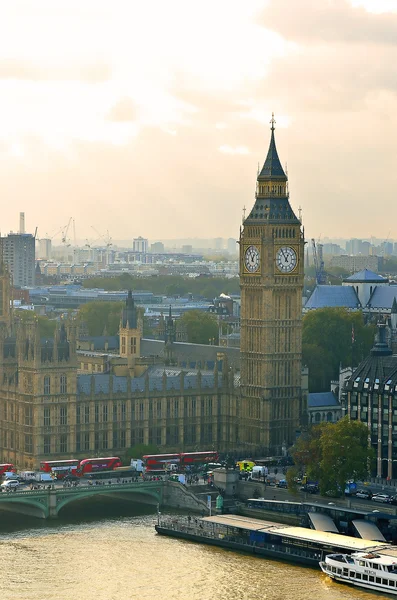 Büyük Ben ve parlamento evleri, Londra, İngiltere — Stok fotoğraf