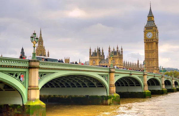 Gran ben y las casas del parlamento, Londres, Reino Unido —  Fotos de Stock