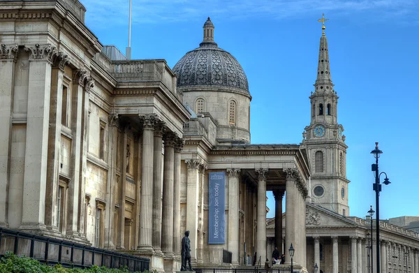 Trafalgar Square in Londen Verenigd Koninkrijk — Stockfoto