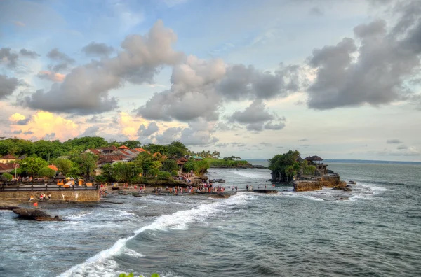 Tanah Lot Temple on Sea på Bali Island Indonesia – stockfoto