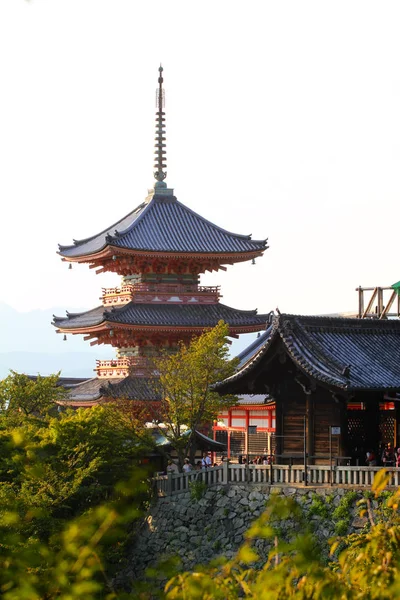 Kiyomizudera Tapınağı, Kyoto, Japonya — Stok fotoğraf