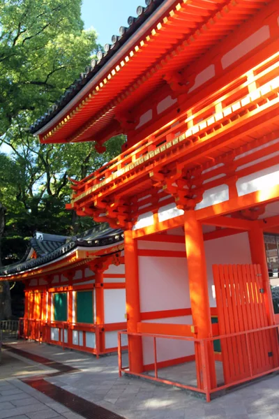 Sanctuaire de Yasaka, district de Gion, Kyoto, Japon — Photo